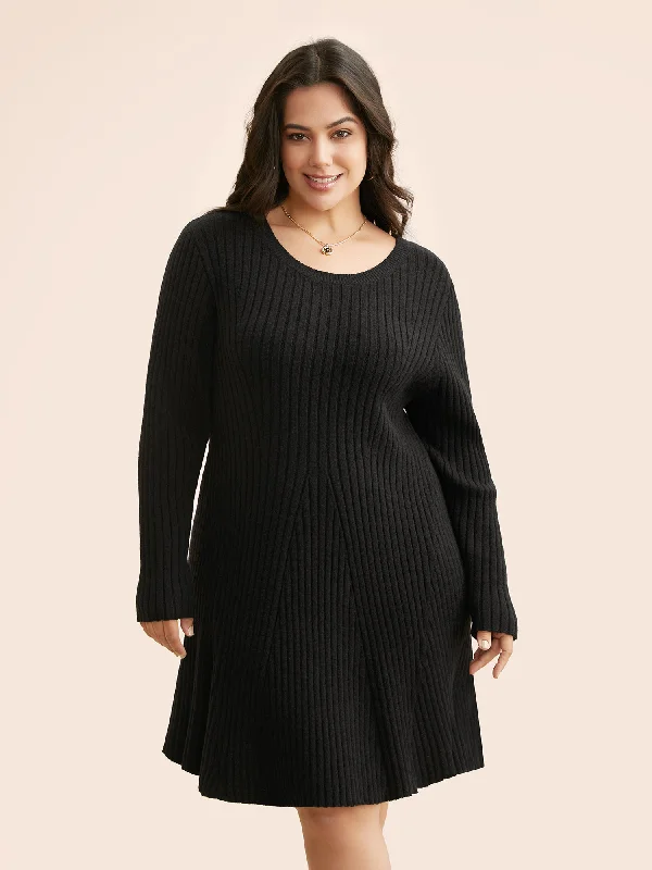 Supersoft Essentials Pit Strip Wool Sweater Dress