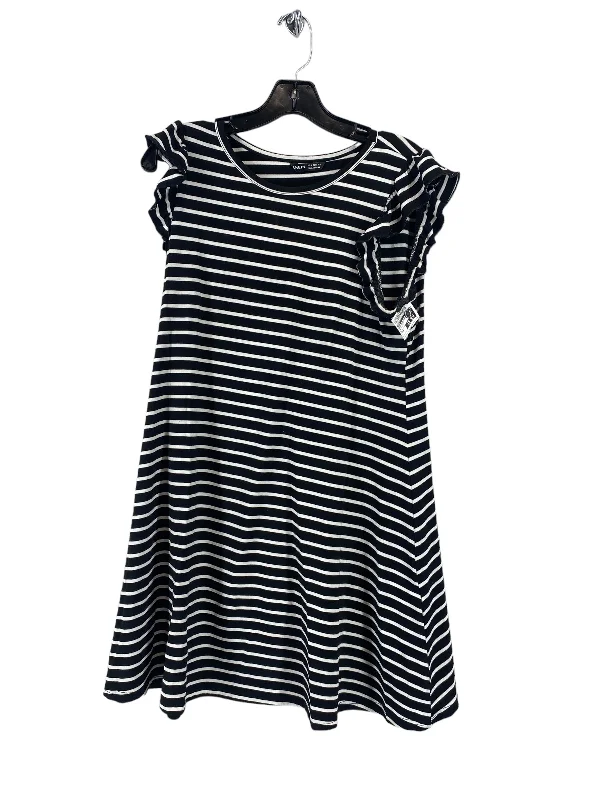 Black & White Dress Casual Short Shein, Size M