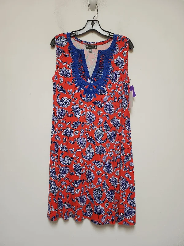 Blue & Red Dress Casual Short Harper, Size M