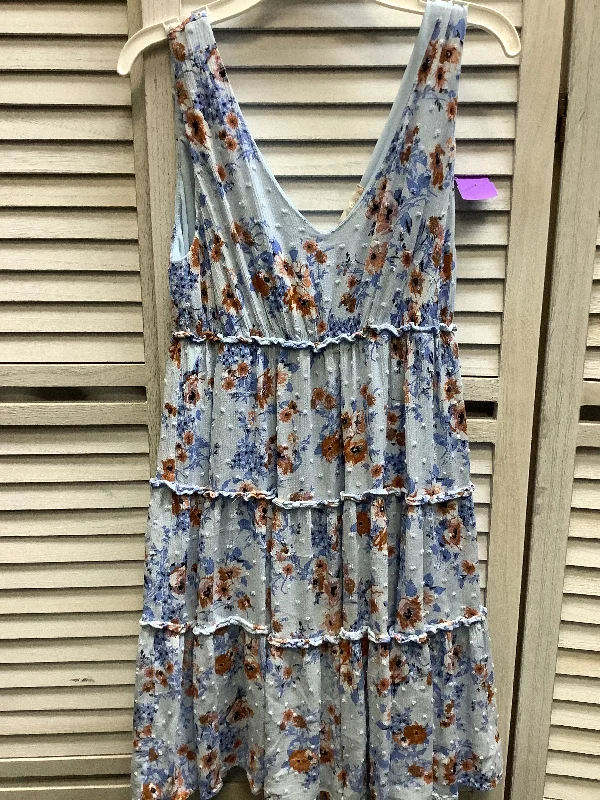 Floral Print Dress Casual Short Altard State, Size S