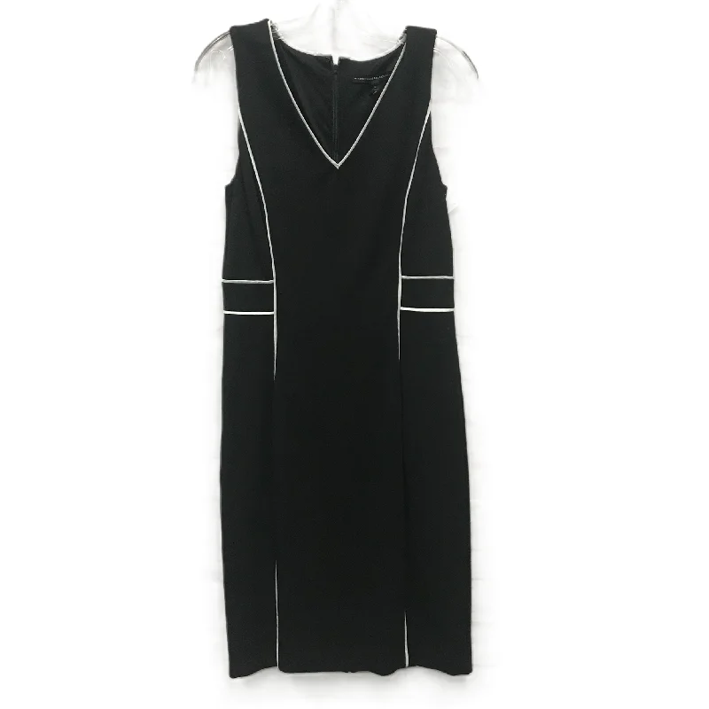 Black Dress Casual Midi By White House Black Market, Size: S