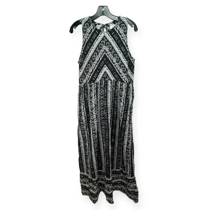 Black & White Dress Casual Maxi True Craft, Size L