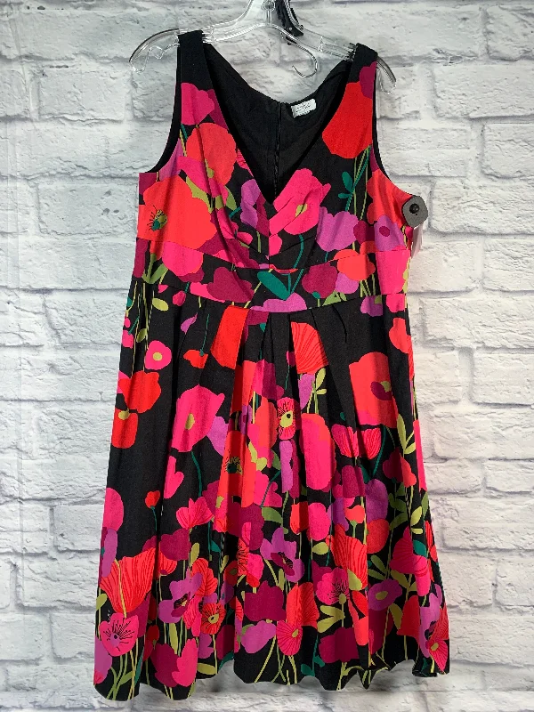 Floral Print Dress Party Midi Suzi Chin, Size Xxl