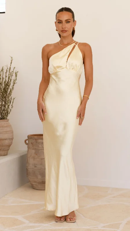 Hailey Maxi Dress - Yellow