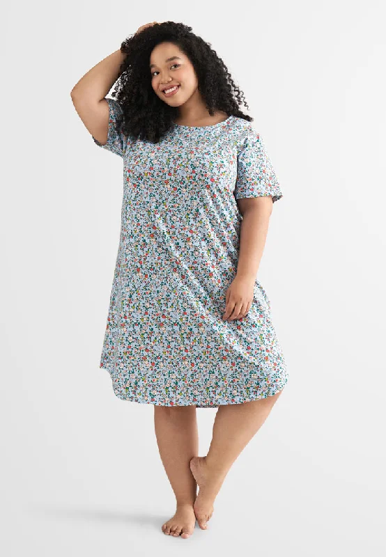 Slumber Printed Lounge Sleep Dress